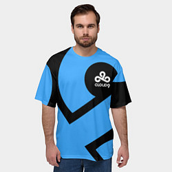 Футболка оверсайз мужская Cloud9 - fan art, цвет: 3D-принт — фото 2