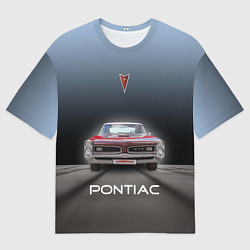 Мужская футболка оверсайз Американский масл-кар Pontiac GTO