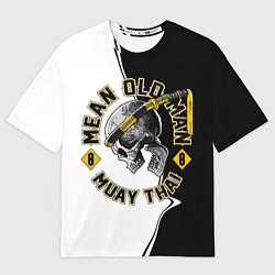 Футболка оверсайз мужская Old Muay Thai, цвет: 3D-принт