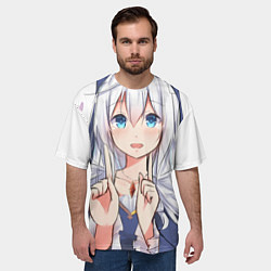 Футболка оверсайз мужская Konosuba Эрис, цвет: 3D-принт — фото 2