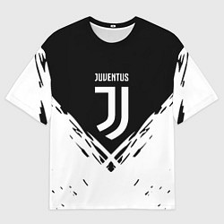 Футболка оверсайз мужская Juventus sport geometry fc club, цвет: 3D-принт