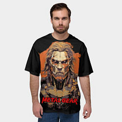 Футболка оверсайз мужская Venom Snake Metal gear game, цвет: 3D-принт — фото 2