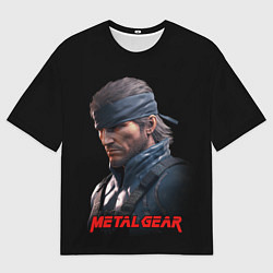 Футболка оверсайз мужская Веном Снейк из игры Metal gear, цвет: 3D-принт
