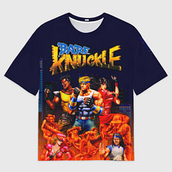 Мужская футболка оверсайз Bare knuckle - streets of rage