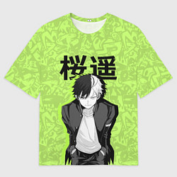 Футболка оверсайз мужская Харука - Ветролом, цвет: 3D-принт
