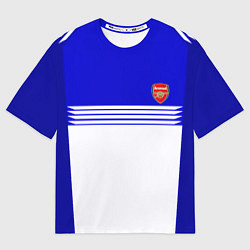 Футболка оверсайз мужская Arsenal fc sport geometry, цвет: 3D-принт