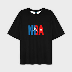 Футболка оверсайз мужская NBA sport, цвет: 3D-принт