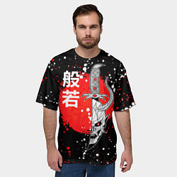 Футболка оверсайз мужская Хання на кинжале, цвет: 3D-принт — фото 2