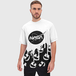 Футболка оверсайз мужская Marshmello x Nasa, цвет: 3D-принт — фото 2