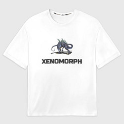 Футболка оверсайз мужская Чужой xenomorph, цвет: 3D-принт