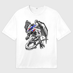 Мужская футболка оверсайз BMW s1000rr dragon