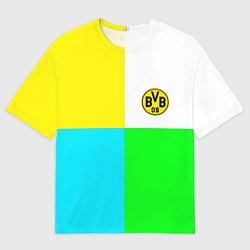Футболка оверсайз мужская Borussia color cport, цвет: 3D-принт