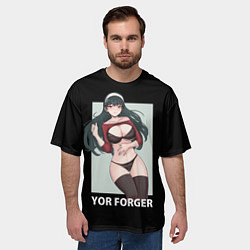 Футболка оверсайз мужская Семья шпиона: Йор Форджер, цвет: 3D-принт — фото 2