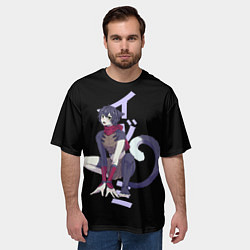 Футболка оверсайз мужская Подземелье вкусностей: Изуцуми, цвет: 3D-принт — фото 2