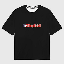Мужская футболка оверсайз Limp Bizkit logo rock