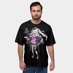 Футболка оверсайз мужская Эльф журналист, цвет: 3D-принт — фото 2