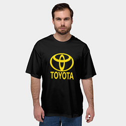 Футболка оверсайз мужская Toyota yellow, цвет: 3D-принт — фото 2