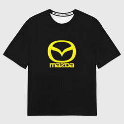 Футболка оверсайз мужская Mazda yellow, цвет: 3D-принт