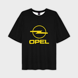 Мужская футболка оверсайз Opel yellow