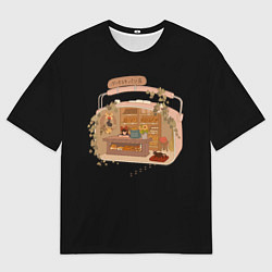 Футболка оверсайз мужская Ведьмина служба доставки: Studio Ghibli, цвет: 3D-принт