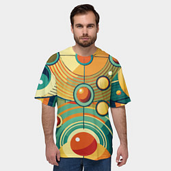Футболка оверсайз мужская Схема центра вселенной, цвет: 3D-принт — фото 2
