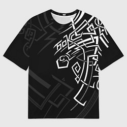 Футболка оверсайз мужская Бокс узор победы, цвет: 3D-принт