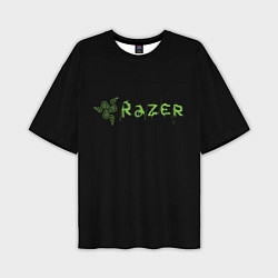 Мужская футболка оверсайз Razer brend steel
