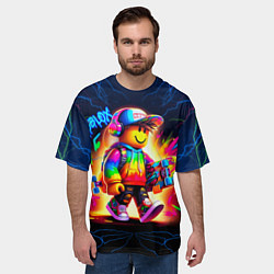 Футболка оверсайз мужская Roblox скейтер, цвет: 3D-принт — фото 2