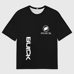 Мужская футболка оверсайз Buik logo white