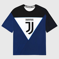 Мужская футболка оверсайз Juventus sport geometry color