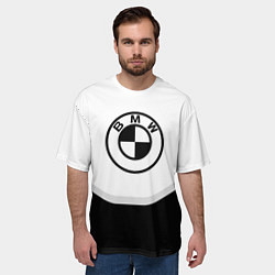 Футболка оверсайз мужская BMW sport geometry, цвет: 3D-принт — фото 2