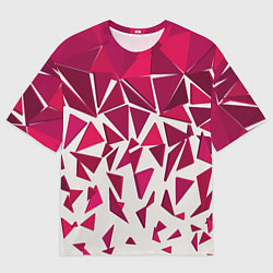Мужская футболка оверсайз Яркий абстрактный узор для спорта