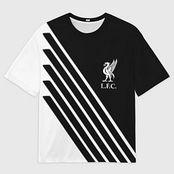 Мужская футболка оверсайз Liverpool sport fc geometry