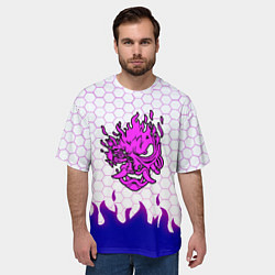 Футболка оверсайз мужская Samurai logo cdproject, цвет: 3D-принт — фото 2