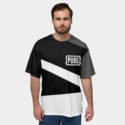 Футболка оверсайз мужская PUBG online geometry, цвет: 3D-принт — фото 2