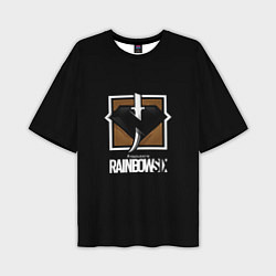 Мужская футболка оверсайз Rainbow six game collection