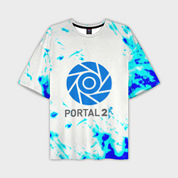 Мужская футболка оверсайз Portal краски