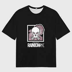 Футболка оверсайз мужская Радуга экшен гейм, цвет: 3D-принт