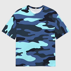 Мужская футболка оверсайз Камуфляж спецназа