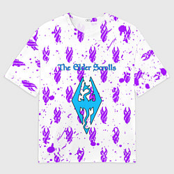 Футболка оверсайз мужская The Elder scrolls pattern game, цвет: 3D-принт