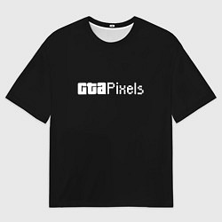 Мужская футболка оверсайз GTA pixels