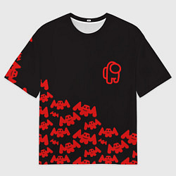 Мужская футболка оверсайз Маршмеллоу амонг ас