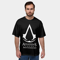 Футболка оверсайз мужская Assassins Creed brotherhood, цвет: 3D-принт — фото 2