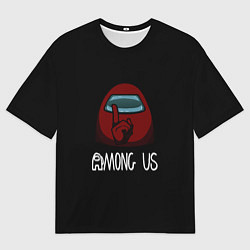Футболка оверсайз мужская Among us logo game, цвет: 3D-принт