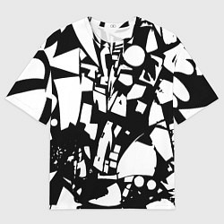 Мужская футболка оверсайз Модная абстракция - нейроарт