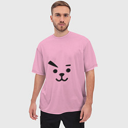 Футболка оверсайз мужская BT21 Cooky, цвет: 3D-принт — фото 2
