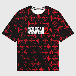 Футболка оверсайз мужская Red dead redemption x farcry pattern, цвет: 3D-принт