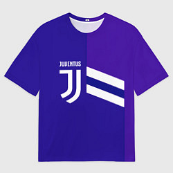 Футболка оверсайз мужская Juventus sport geometry line, цвет: 3D-принт