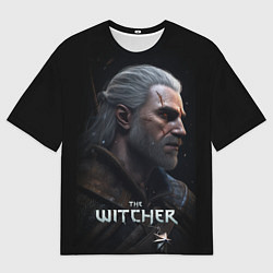 Футболка оверсайз мужская The Witcher poster, цвет: 3D-принт