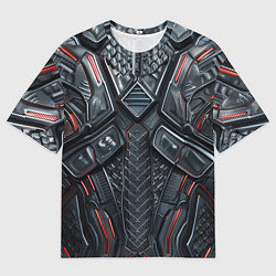 Футболка оверсайз мужская Железный путешественник, цвет: 3D-принт